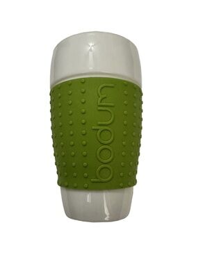 Bodum Pavina Green Grip Porcelain Travel Tumbler Mugs Textured Grip 0.5L, 1 mug